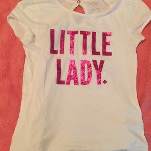 Kate Spade New York tee shirt. Titled: Little Lady